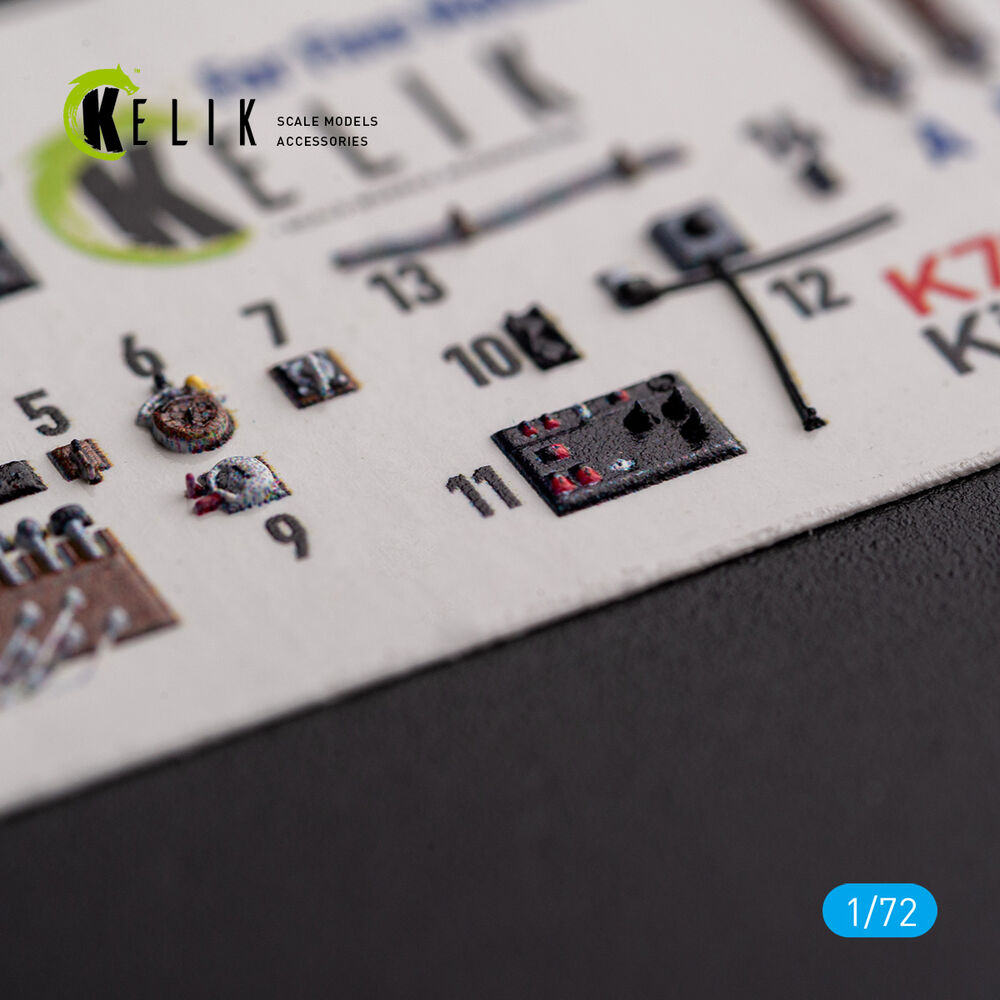 Ki-100-I - interior 3D decals for FineMolds kit