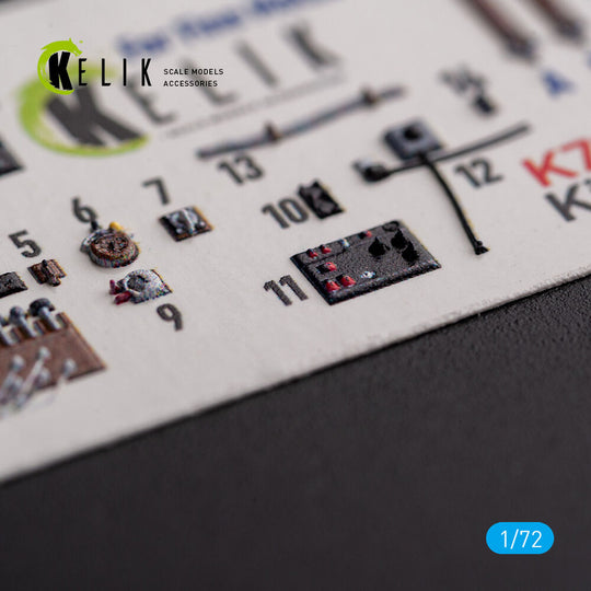Ki-100-I - interior 3D decals for FineMolds kit