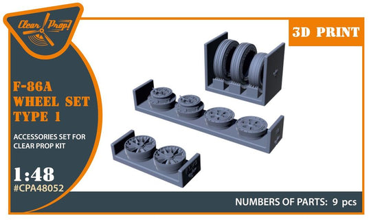 F-86A wheel set type 1 for CP kits