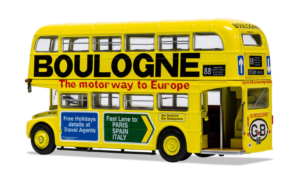 AEC Type RM -  London Transport - 359 CLT - Route 88 Mitcham Cricketers -  ‘Boulogne, The motorway to Europe’