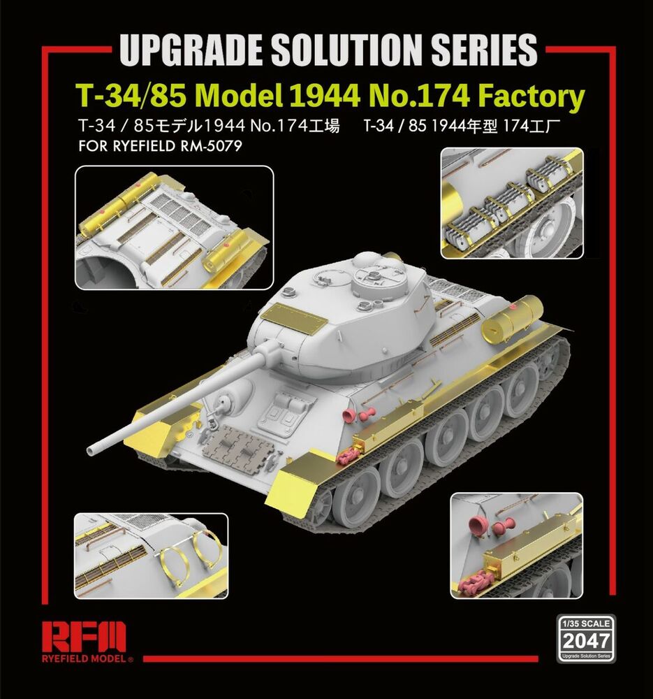 Upgrade set for 5079 T-34/85 No.174