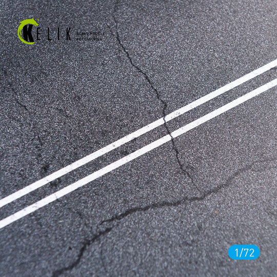Asphalt road - Base - Acrylic 3 mm (180 x 214 mm) (130 g)