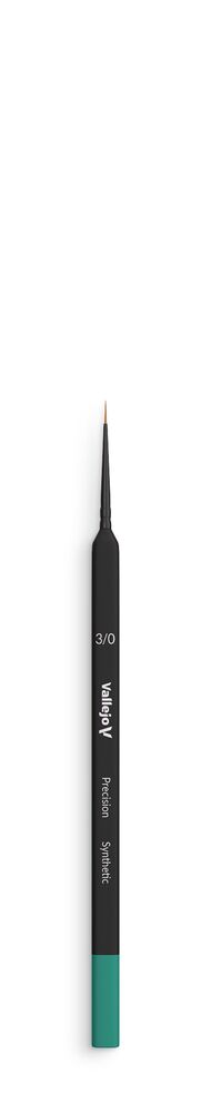 Round Synthetic Brush, Triangular Handle No. 3/0