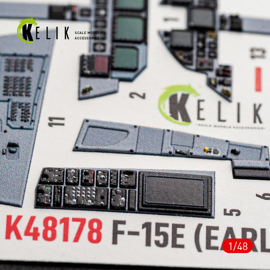 F-15E (Early) - interior 3D decals for Hasegawa