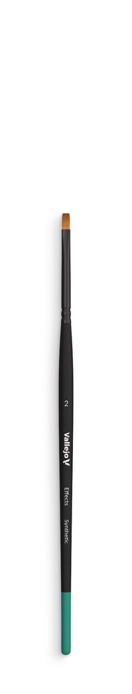 Flat Rectangular Synthetic Brush No. 2