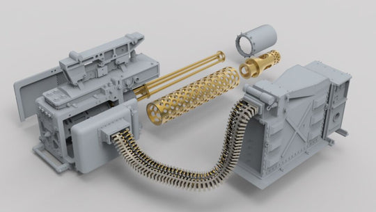 M197  20MM  GATLING  GUN LEFT SIDE (for “Knlghthawk”MH-60S)