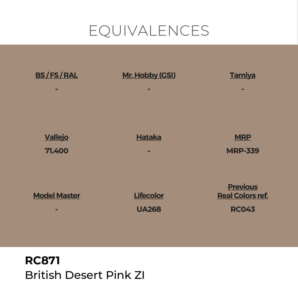 Real Colors: Bristish Desert Pink ZI 17 ml.