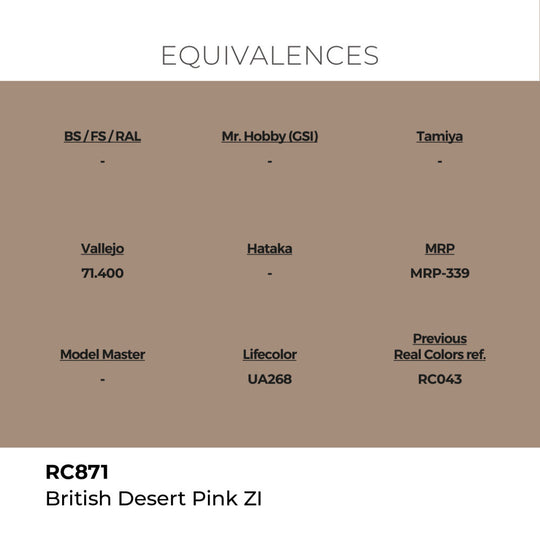 Real Colors: Bristish Desert Pink ZI 17 ml.