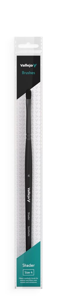 Filbert Shader Flat Synthetic Brush No. 4