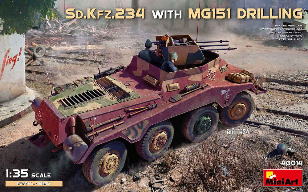 Sd.Kfz.234 with MG151 Drilling