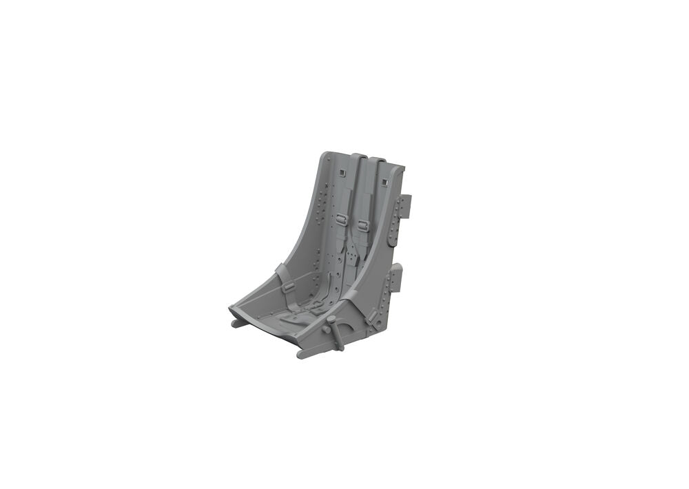 P-40 seat w/ integral belts Type 2 PRINT  EDUARD