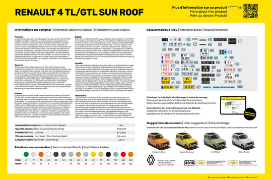 Renault 4 TL/GTL Sun Roof