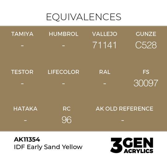 IDF Early Sand Yellow
