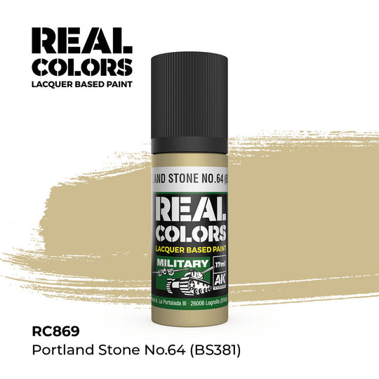 Real Colors: Portland Stone No.64 (BS381) 17 ml.