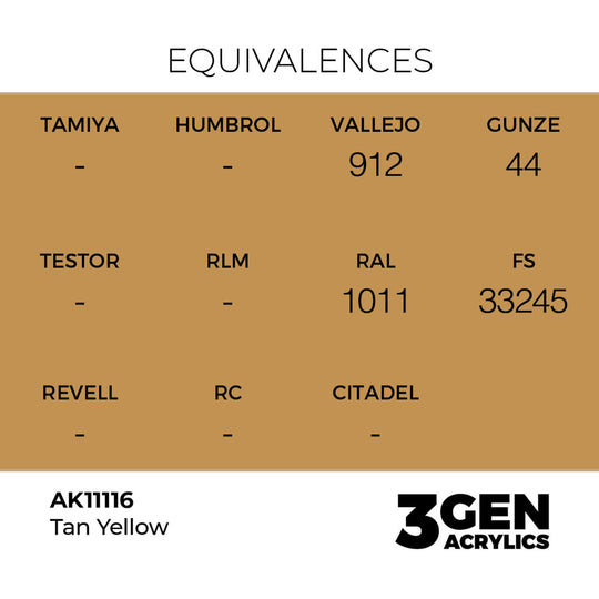 Tan Yellow 17ml