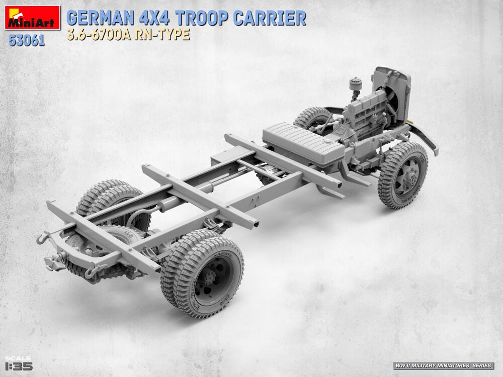 German 4x4 Troop Carrier 3.6-6700A Rn-Type