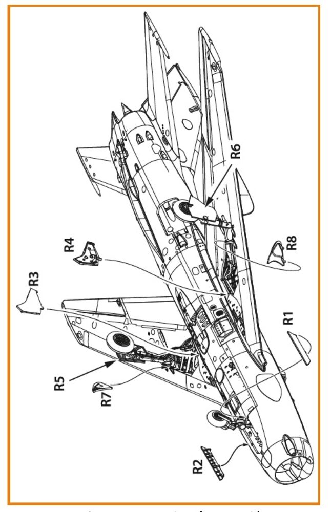 MiG-19 undercarriage covers for CP kits