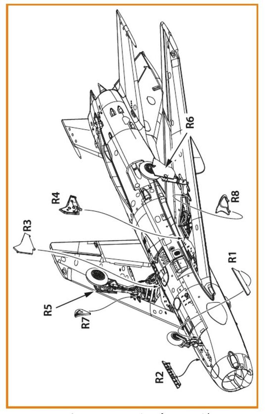 MiG-19 undercarriage covers for CP kits