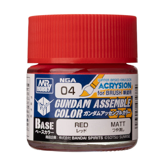 Acrysion GUNDAM ASSEMBLE COLOR (Base Color) (10 ml) Red