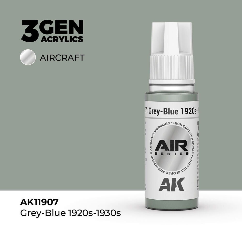 Grey-Blue 1920s-1930s