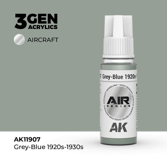 Grey-Blue 1920s-1930s