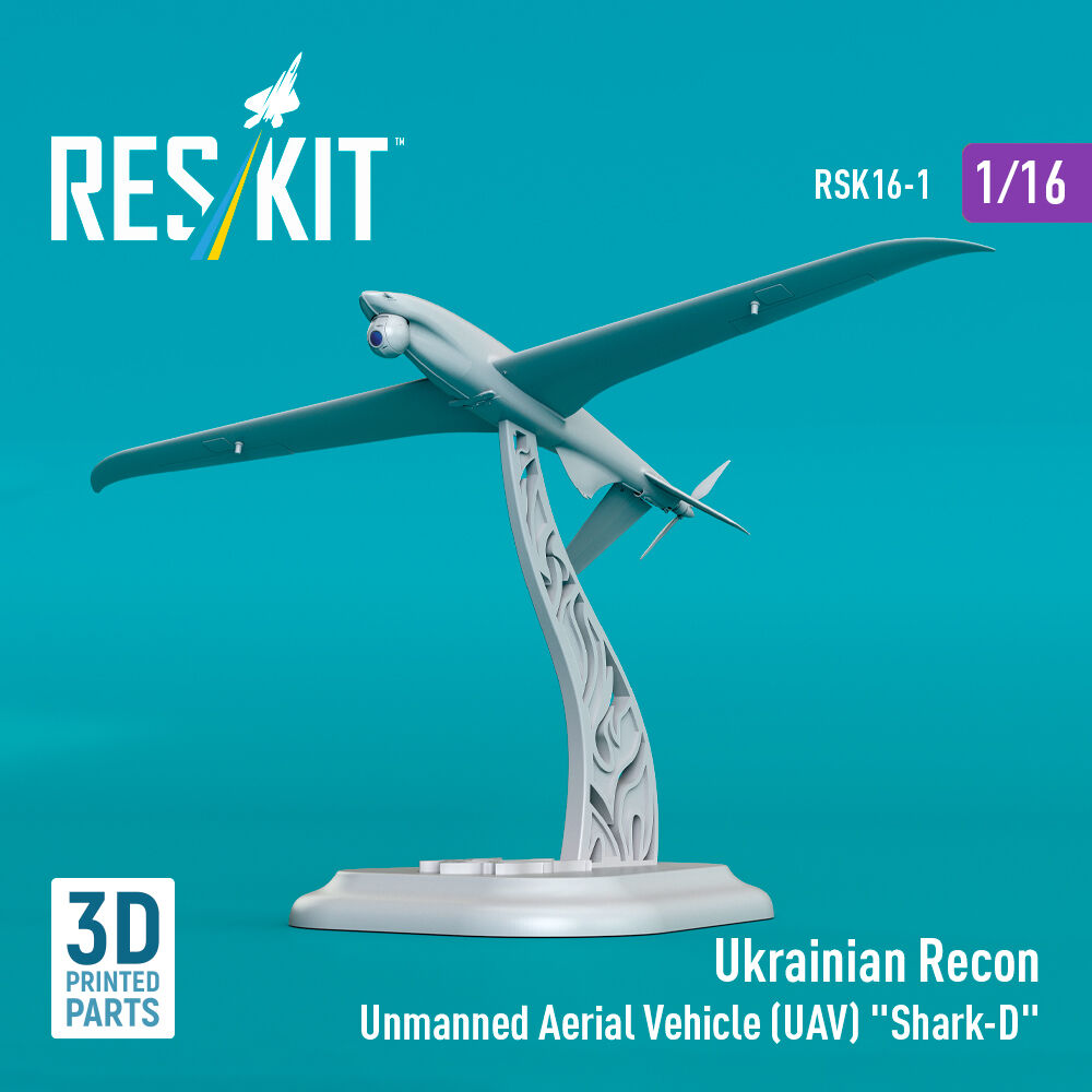 Ukrainian Recon Unmanned Aerial Vehicle (UAV) Shark-D (3D Printed) (1/16)