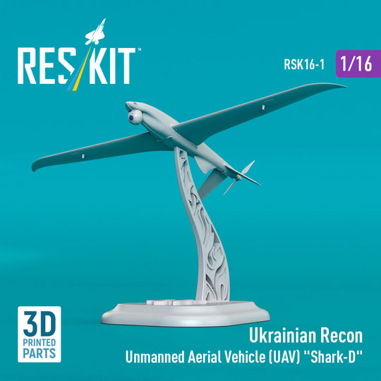 Ukrainian Recon Unmanned Aerial Vehicle (UAV) Shark-D (3D Printed) (1/16)
