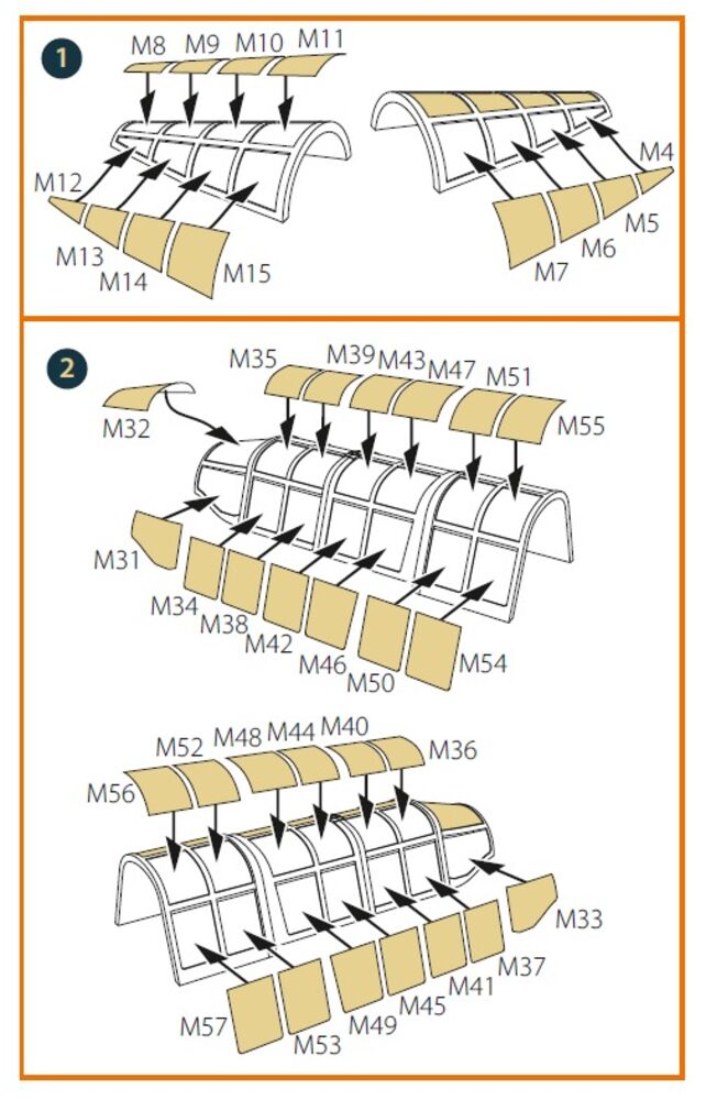 D3A2 VAL (close canopy) painting mask for Wingsy Kits