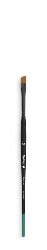 Flat Angled Synthetic Brush Medium