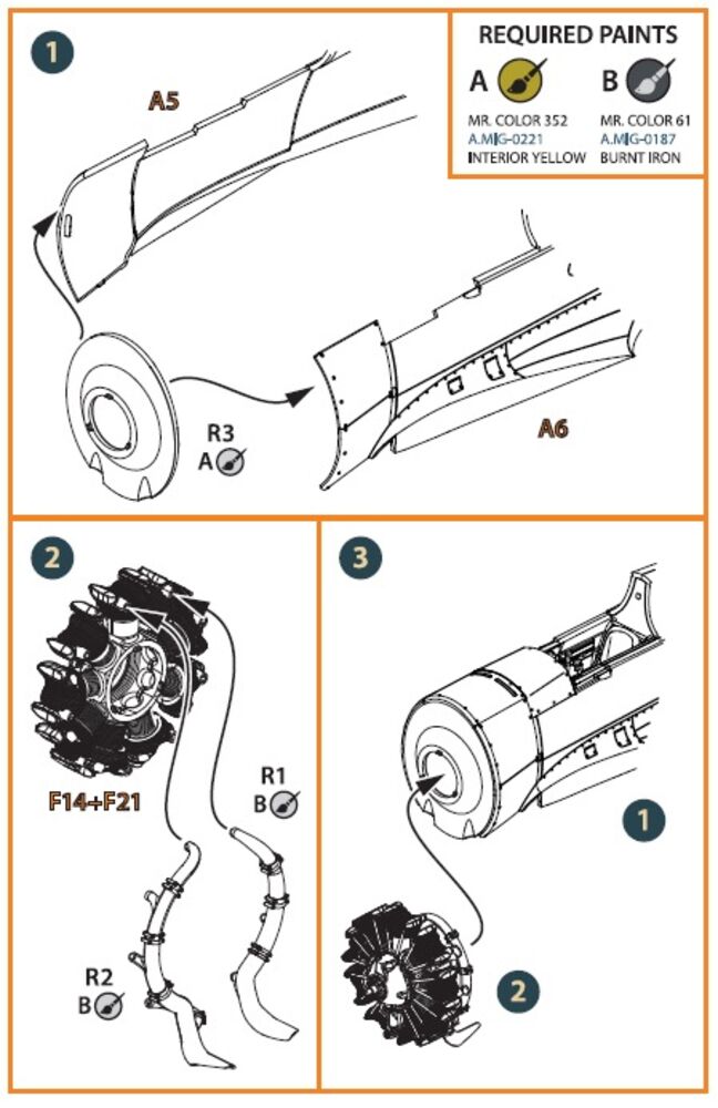 Hawk H-75 M/N/O resin exhaust for CP kits CP4803/CP4804