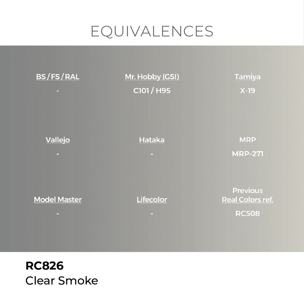 Real Colors: Clear Smoke 17 ml.
