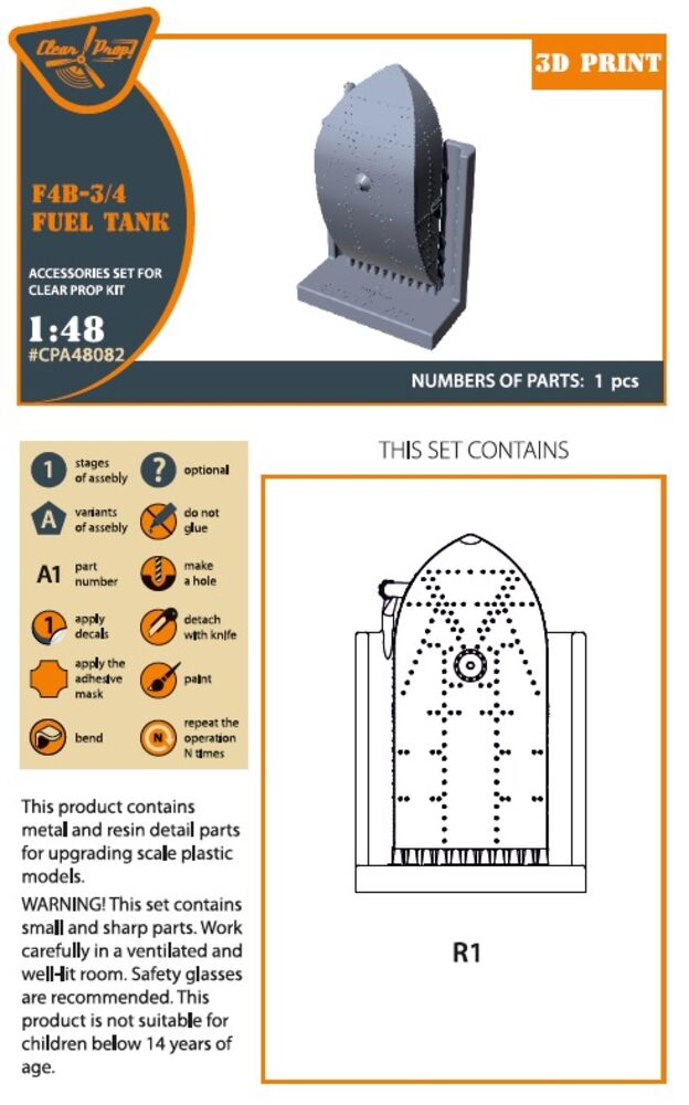 F4B Fuel Tank for CP kits