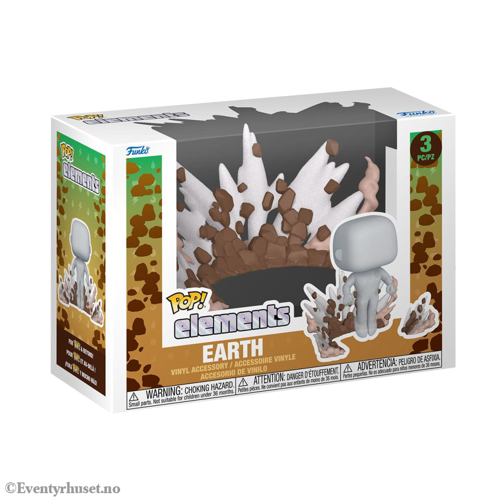 Earth POP! Nooks Vinyl Figure Dirt/Rock 5 cm Collectibles