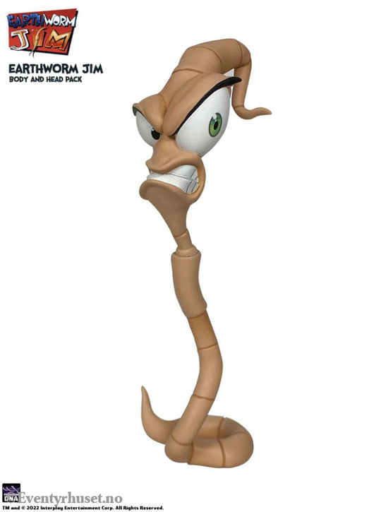 Earthworm Jim Accessory Pack Wave 1: Worm Body & Jim Heads Toys