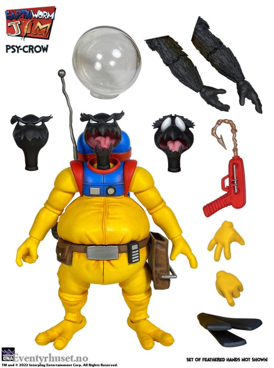 Earthworm Jim Action Figure Wave 1: Psy-Crow 15 cm Toys