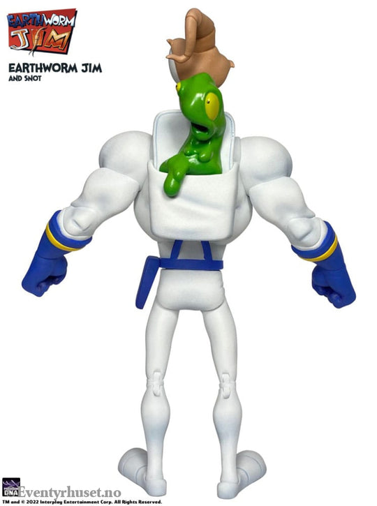 Earthworm Jim Action Figure Wave 1: Earthworm Jim & Snot 15 cm Toys