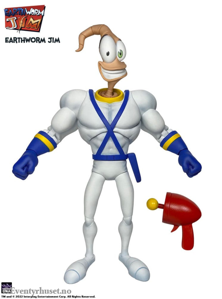 Earthworm Jim Action Figure Wave 1: Earthworm Jim & Snot 15 cm Toys