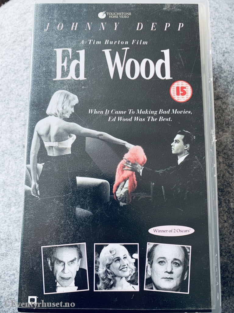 Ed Wood. 1994. Vhs Solgt I Norge.
