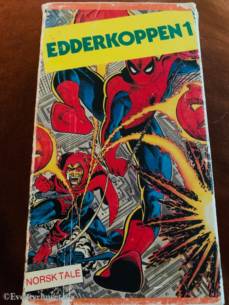 Edderkoppen 1. 1981. VHS. Slipcase.