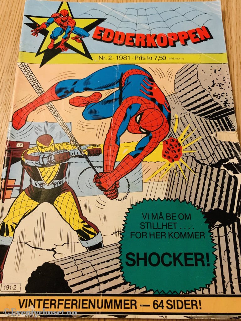 Edderkoppen. 1981/02. Tegneserieblad