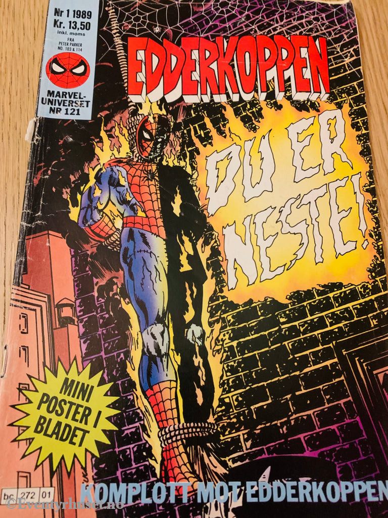 Edderkoppen. 1989/01. Tegneserieblad