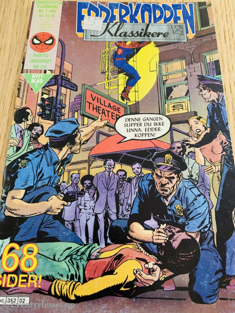 Edderkoppen Klassikere. 1989/02. Tegneserieblad