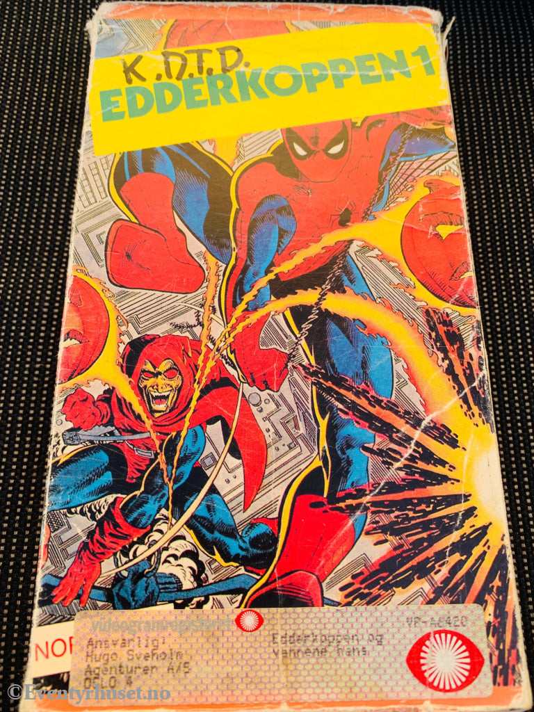 Edderkoppen. Vol. 1. 1985. VHS slipcase. VHS Big Box