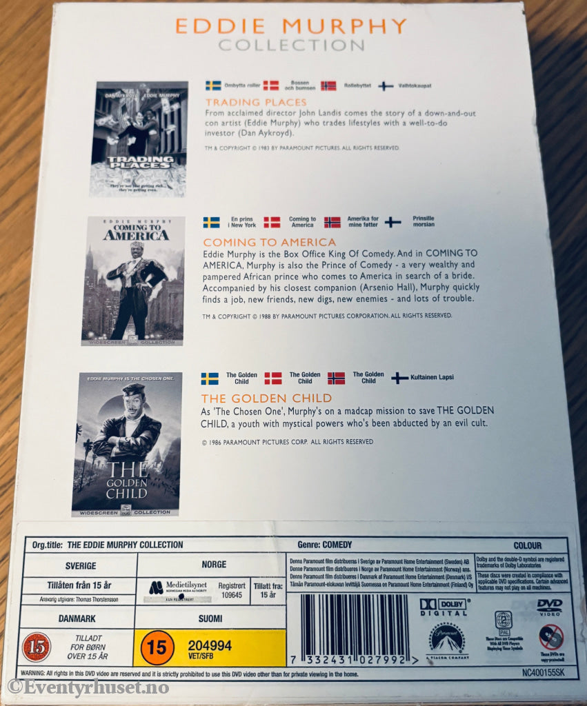 Eddie Murphy Collection. 2006. DVD samleboks