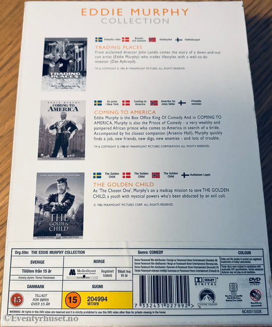 Eddie Murphy Collection. 2006. DVD samleboks