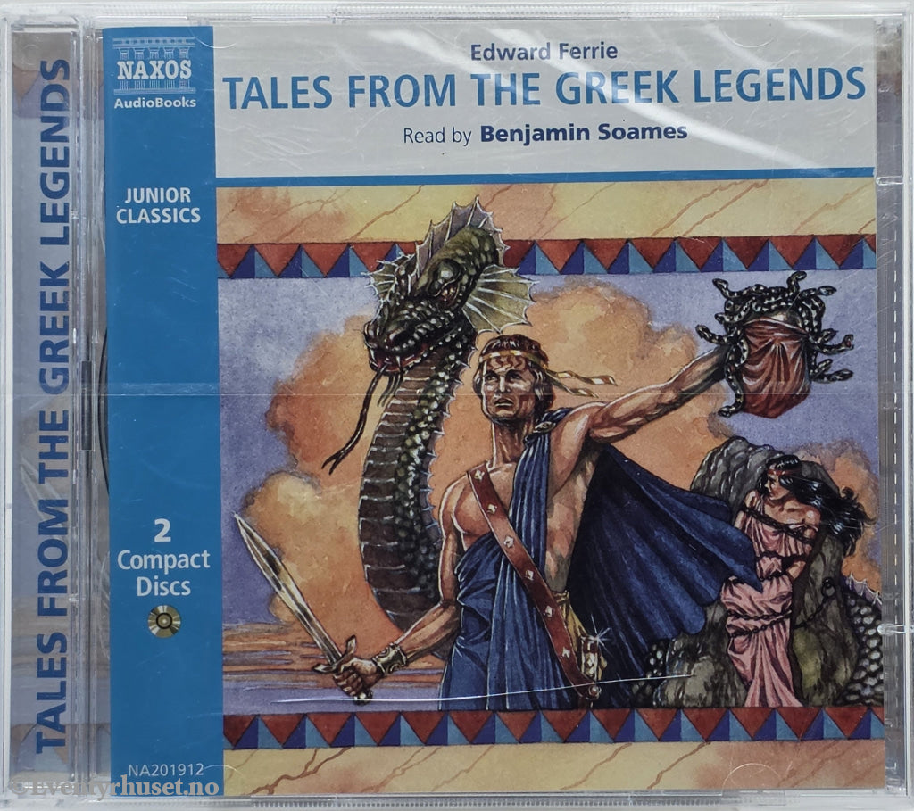Edward Ferrie. 1994. Tales from the Greek Legends. Lydbok på CD. CBS/Fox Video