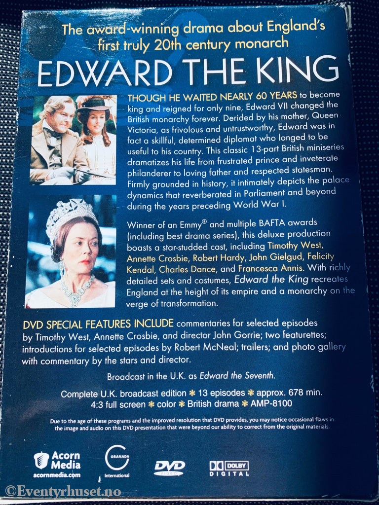 Edward The King. Dvd Samleboks.