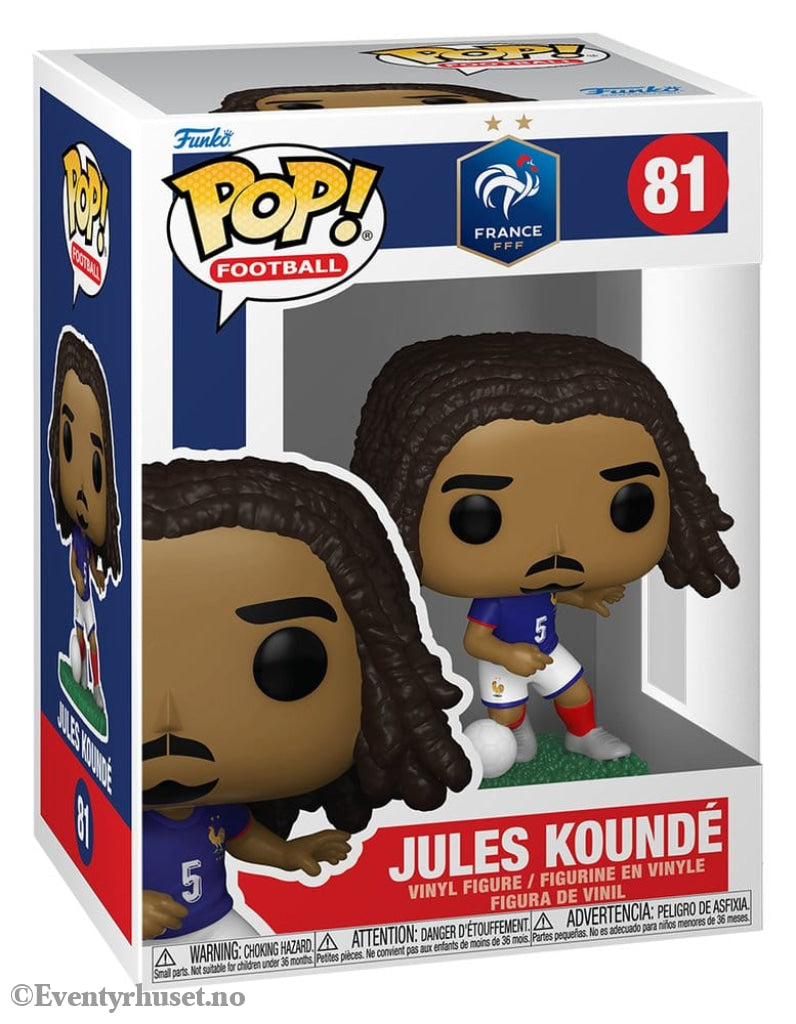 EFL POP! Football Vinyl Figure France- Jules Kounde 9 cm Collectibles