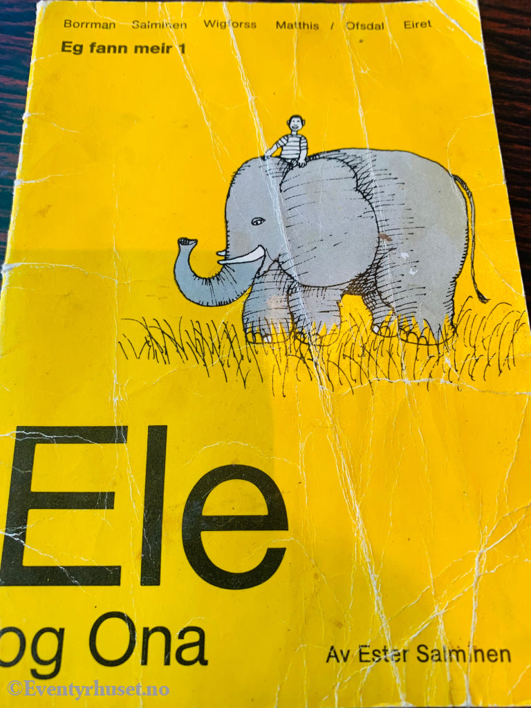 Eg Fann Meir 1: Ele Og Ona. 1977. Hefte. Slitt. Hefte