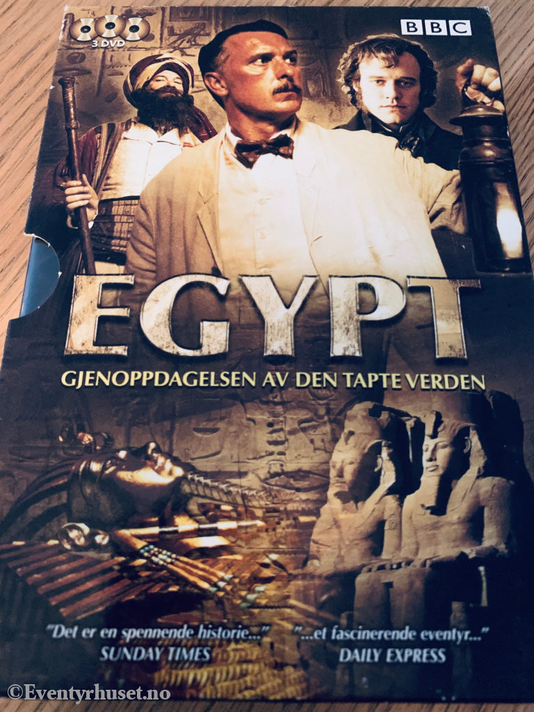 Egypt – Gjenoppdagelsen av den tapte verden. 2005. DVD samleboks